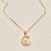 Image 1 of Moon Bunny Necklace