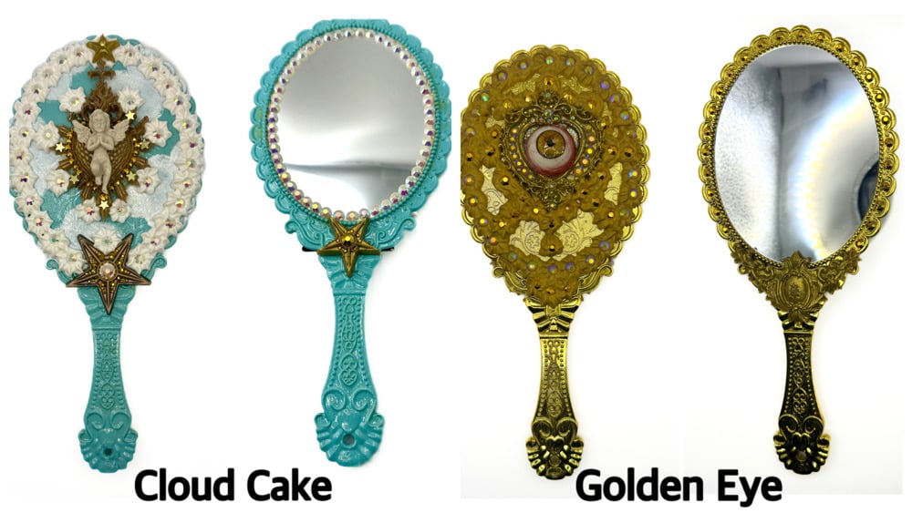 Image of Frosted Hand Mirror