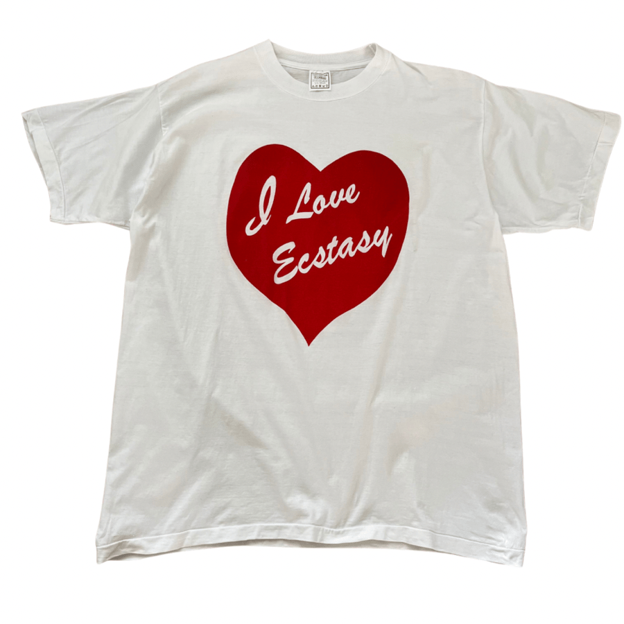 Image of 90s Vintage Ecstacy Rave t shirt size Large