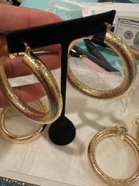 Image 1 of Frosted Hoops G0Ld