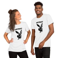 Image 1 of Artbot Playbot in Black Unisex t-shirt