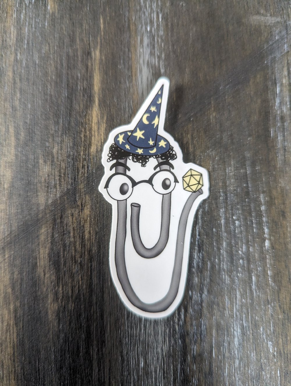 DnD Clippy Sticker