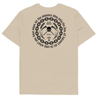 Image 1 of Unisex organic cotton Law of Harvest (Sand)