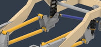 Image 5 of 73-87 Coilover Full Chassis 3D Model