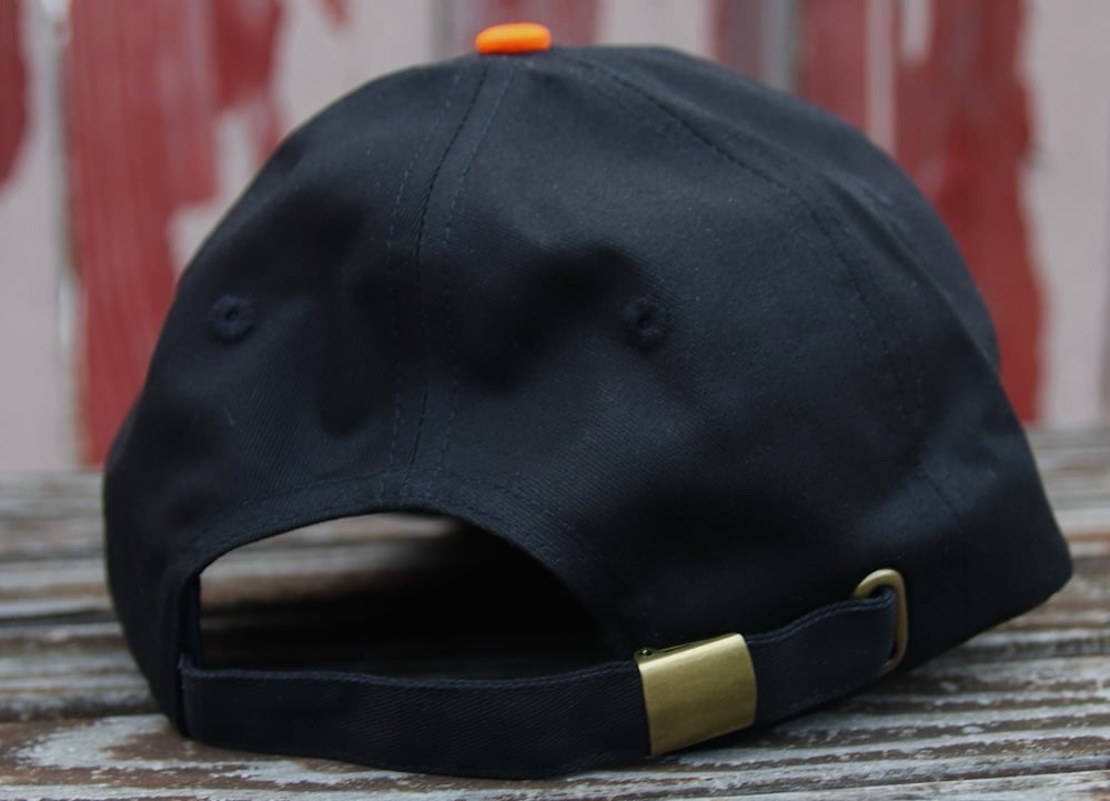 Image of From San Francisco With Love Dad Hat - Black / City Orange
