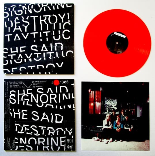Signorine Taytituc \ She Said Destroy! ( Split, LP )