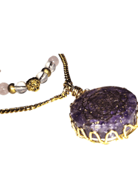 Image 4 of Amethyst Orgonite pendant
