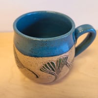 Image 4 of Ginkgo Leaves Speckled Mug