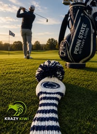Image 1 of Penn State Nittany Lions College football Custom Golf Cover Navy White Father’s Day Gift-13dba3ba