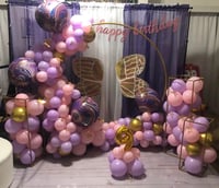 Image 3 of Balloon Party Decor 6ft or 5ft ring/arch
