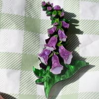 Image 1 of Foxglove brooch 