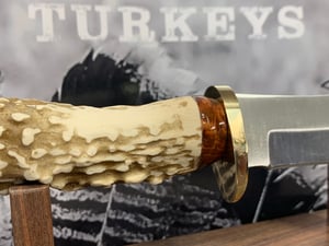 Image of Replica Handle Antler Skinner Knife