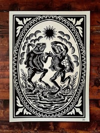 Image 2 of Dancing Frog Print 