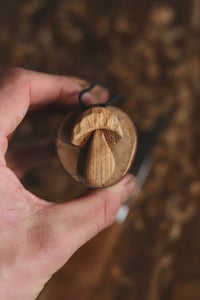 Image 2 of Penny Bun Mushroom Pendant 