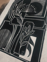Image 4 of RECOLLECTION | Linoprint 