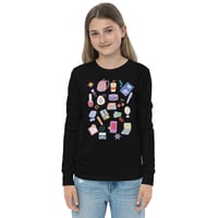 Image 1 of Girl's Essential Graphic long sleeve T-shirt