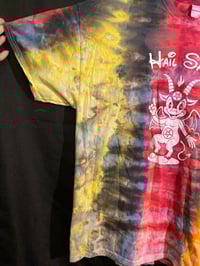 Image 2 of 2XL Hail Satan Tie Dye Shirt