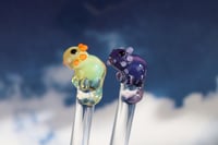 Image 3 of Axolotl Glass Stir Stick - Limited Edition Colors