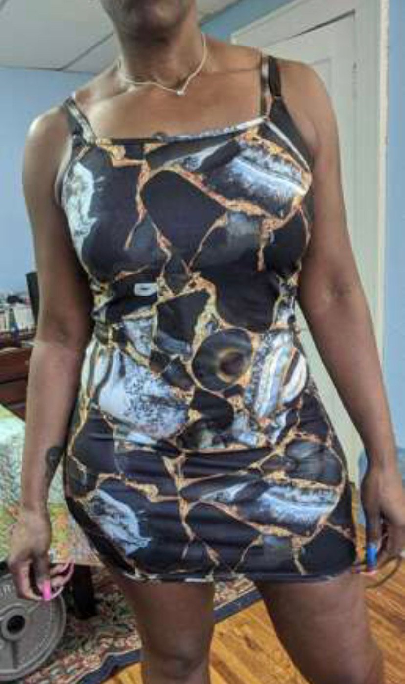 Image of All Over Print dress 