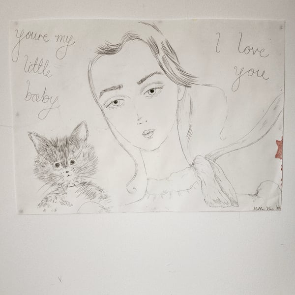 Image of 'You're my little baby, I love you'