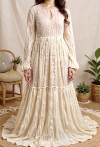 Image 1 of Maternity dress for photo shoots | Gia |  size S-M | boho photography clothing