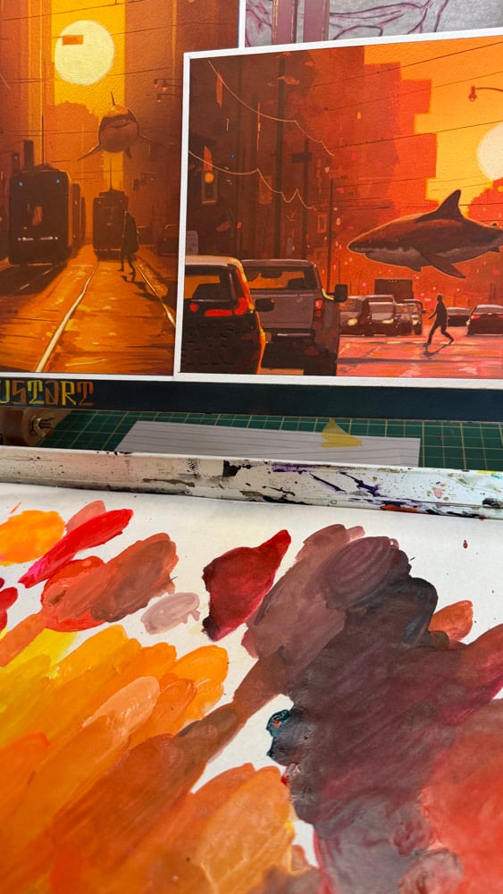 Image of -worlds apart- (study)