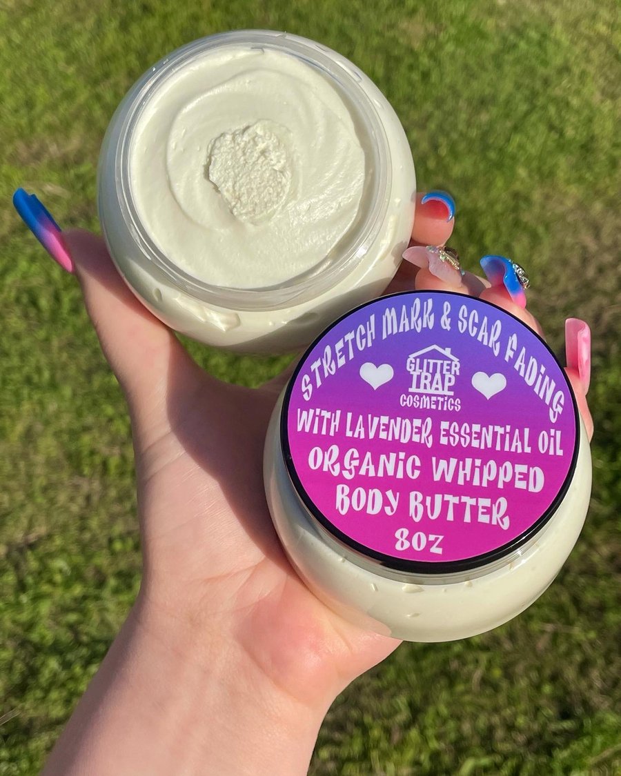 Image of Stretch Mark & Scar Fading Organic Whipped Body Butter💜