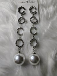 Image 1 of COCO AND PEARLS EARRINGS 