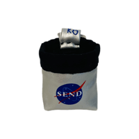 Image 1 of Send keychain_blue