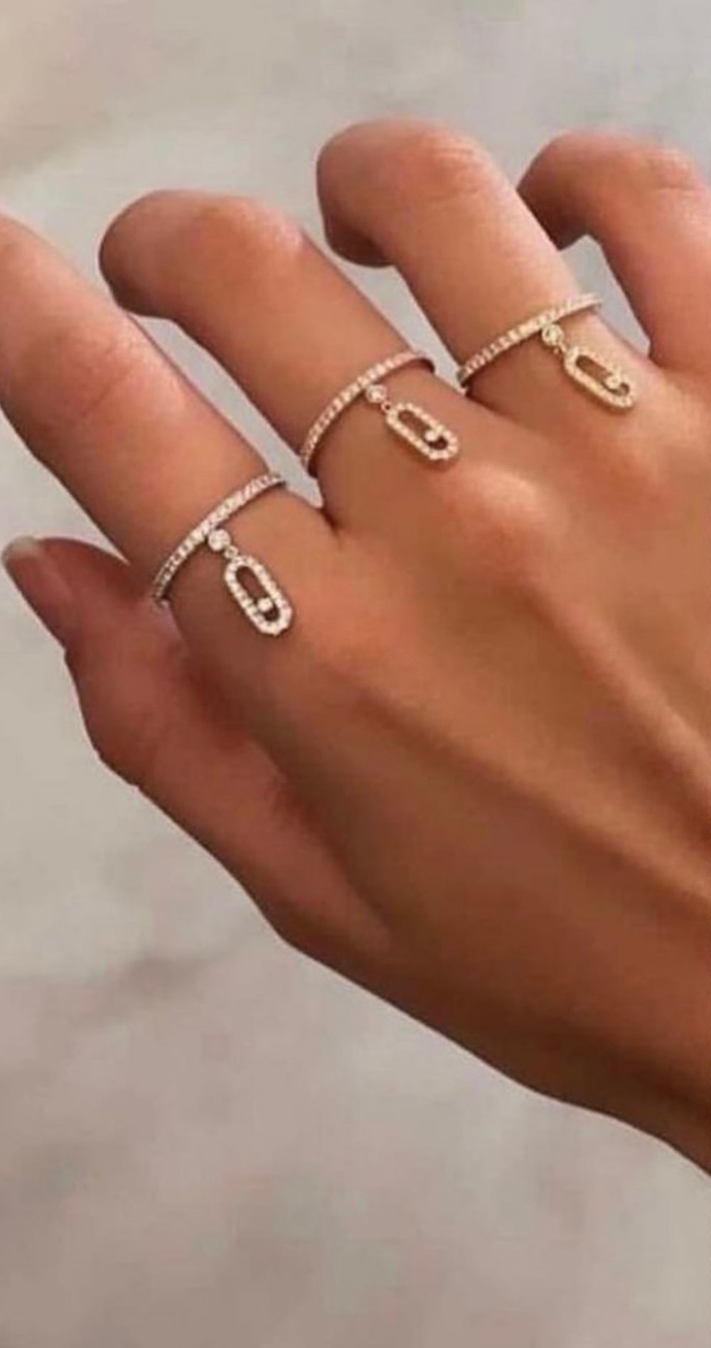 Messika 18 Gold Plated Necklace 