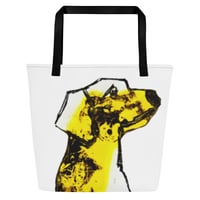 Image 1 of YELLOW DOG Large Tote Bag