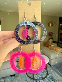 Image 2 of Bolt Hoop Earrings