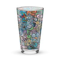 Image 1 of BMX BIKES ILLUSTRATED PINT GLASS