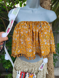 Image 3 of Gypsy pompom mustard top