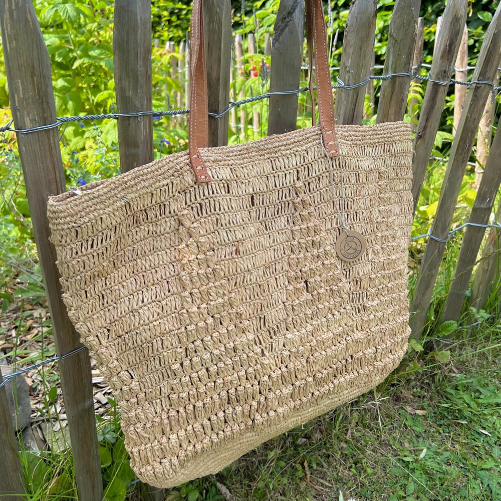 Image of Grand Sac en Raphia TISIA