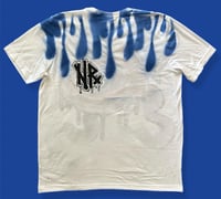 Image 2 of “NO EVIL” CUSTOM BLEACH PAINTED T-SHIRT SIZE LARGE