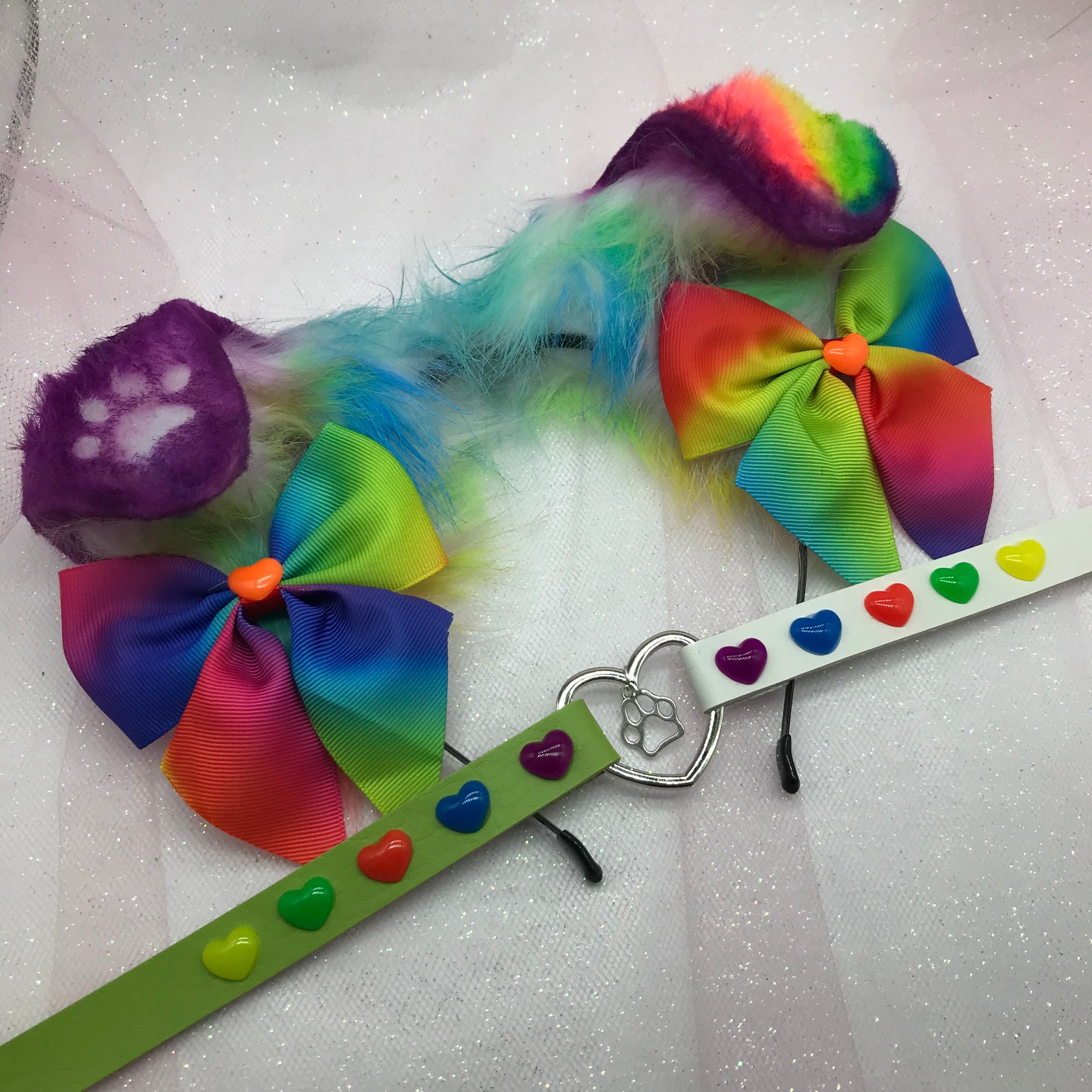 Proud 🌈 puppy Ears 🐶 petplay set