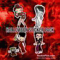 Betty Boop Halloween Sticker Pack