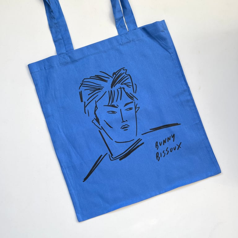 BUNNY BISSOUX - BOY - TOTE BAG - 5 COLOURS! Image 3