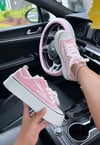 Distressed sneakers (PINK)