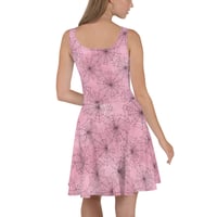 Image 4 of Pink & Black Spiderwebs Goth/Punk/Kawaii/Pastel Skater Dress