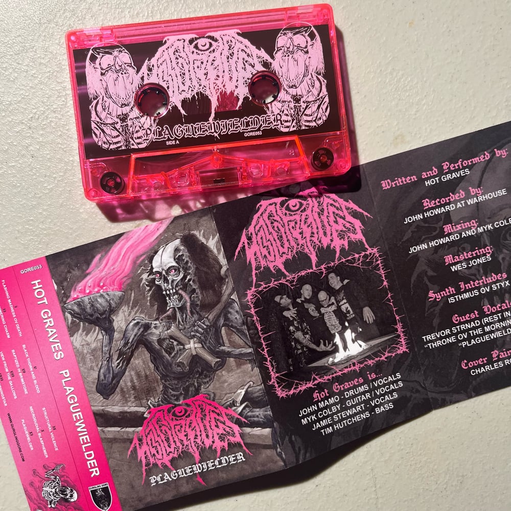 HOT GRAVES - “PLAGUEWIELDER” cassette