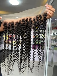 Image 2 of Peruvian Jerry Curl Bundles + Frontal 