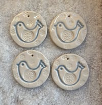 Image 2 of Big Snowflake Bird Tag