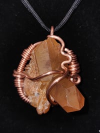 Tangerine Quartz Pendant #4 Corinto, Brazil