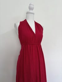 Image 2 of 00s Red polka dots dress // M