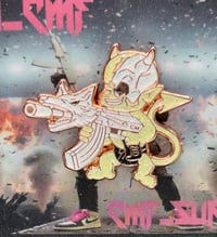 Image 1 of TRAVIS SCOTT pin-CM/SAVAGE collab 😈🔫