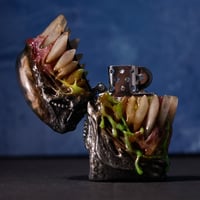 Image 15 of Xenomorph Skull Slim Zippo Lighter/Bleeding Drone/glow in the dark