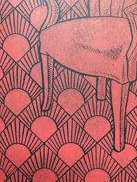 Image 2 of 'So Far So Good' Blood Red Edition Blockprint