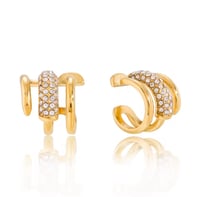 Image 1 of Luxe Double Band Ear Cuff